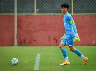 Goleiro Gabriel retorna ao sub-17 do Bahia e se destaca no estadual: 'Acabei coroado'