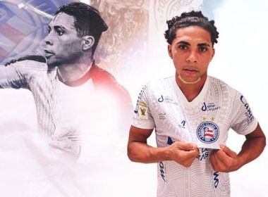 Bahia oficializa a contratação do atacante Vitor Jacaré