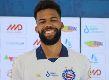 Lucas Falcão garante que 'dedicação e futebol não vão faltar' com a camisa do Bahia