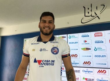 Novo zagueiro, Zé Vitor promete dedicação para buscar espaço na defesa do Bahia