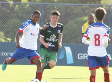 Copa do Brasil sub-17: Bahia goleia o Andirá na estreia da competição