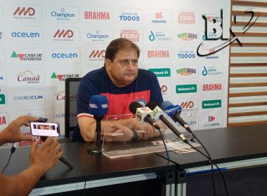 Guto Ferreira fica satisfeito com atuação do Bahia mesmo após derrota para Chapecoense