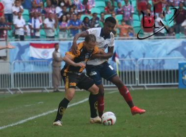 Douglas Borel desfalca o Bahia no jogo contra o Brusque em Santa Catarina