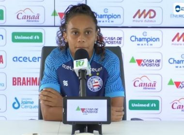 'Estamos firmes e seguras', diz atacante sobre jogos decisivos para o Bahia Feminino