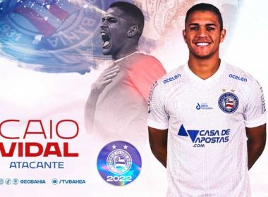 Bahia surpreende e anuncia o atacante Caio Vidal 'no apagar das luzes'
