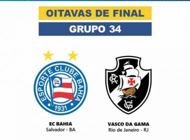 Sub-14 do Bahia enfrenta o Vasco nas oitavas da Copa Brasileirinho