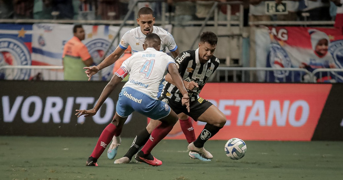 Bahia sofre virada nos minutos finais e perde para o Santos na Fonte ...