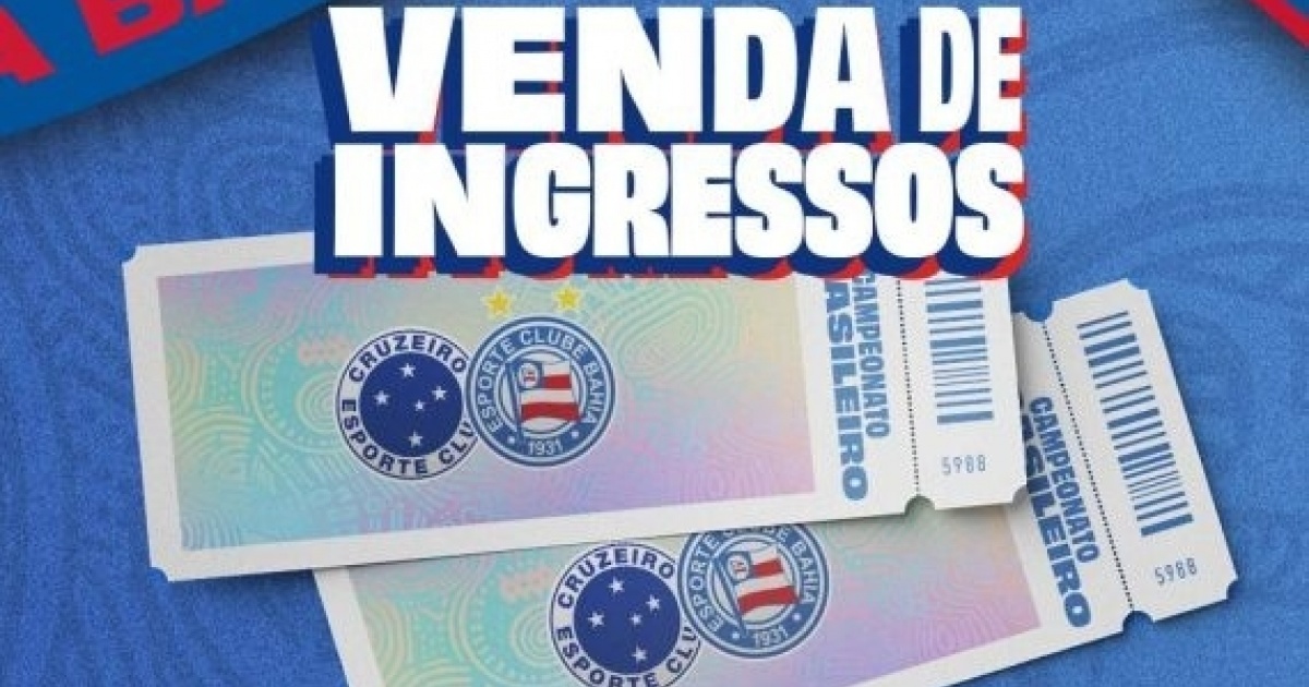 Como comprar ingressos para Cruzeiro x Bahia? - Bahia Notícias