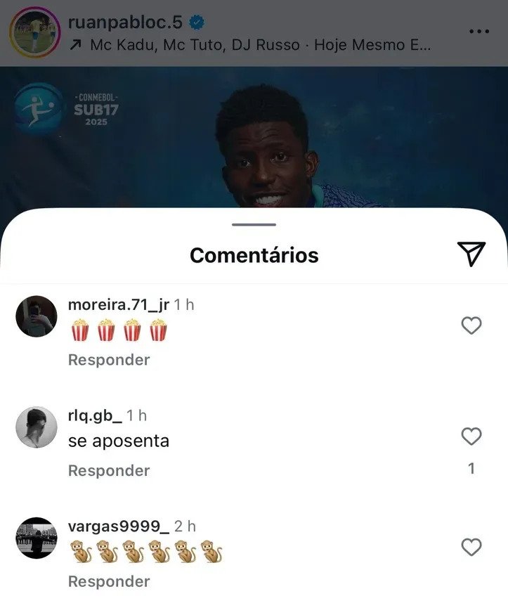 Ruan Pablo do Bahia e vitima de racismo selecao sub 17