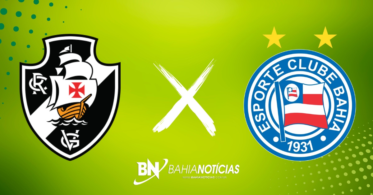 Vasco x Bahia: confira prováveis escalações, arbitragem, horário e onde assistir