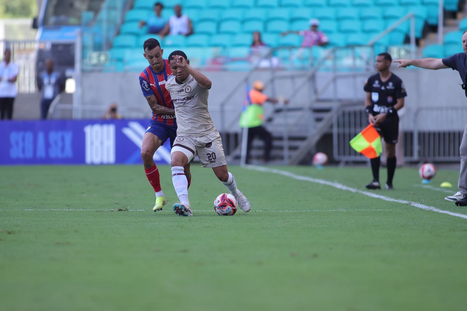 Bahia sofre gol no fim e empata por 2 a 2 com o Jacuipense pelo Baianão 
