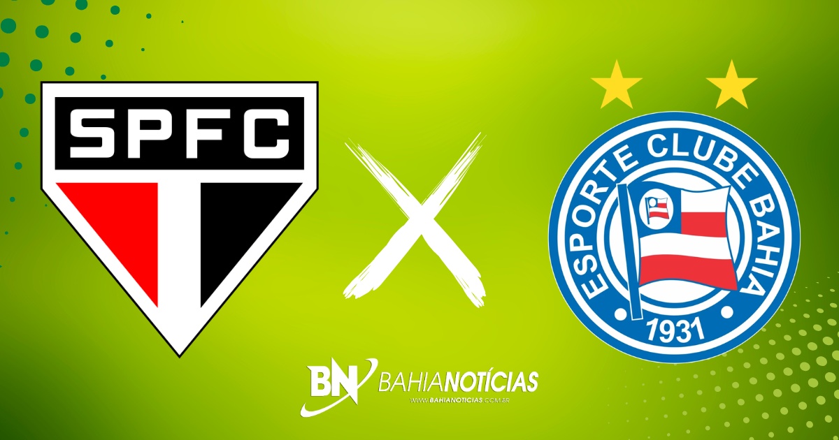 São Paulo x Bahia: Confira prováveis escalações, arbitragem, horário e onde assistir
