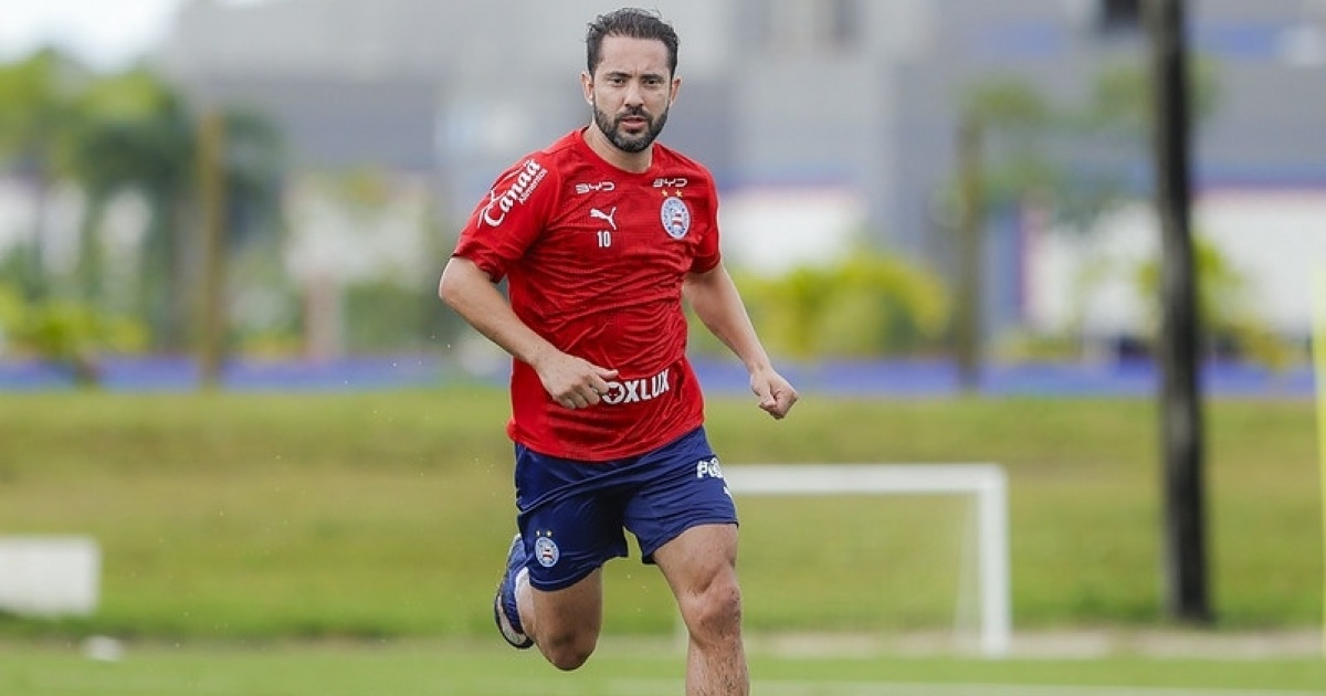 Bahia inicia última semana de intertemporada com Everton Ribeiro em campo