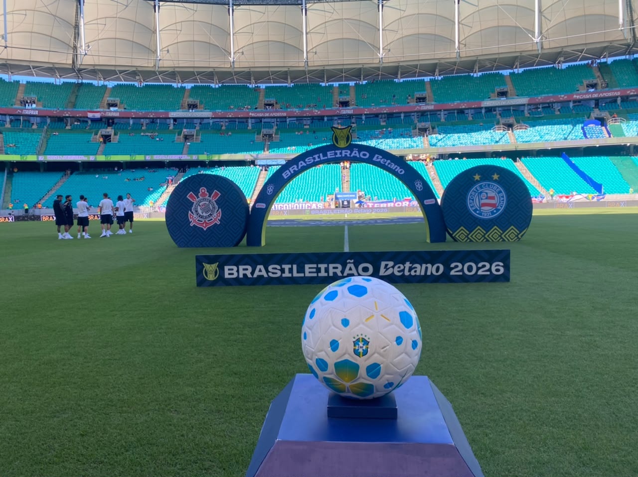 Confira as escalações oficiais de Bahia x Corinthians, pelo Brasileirão