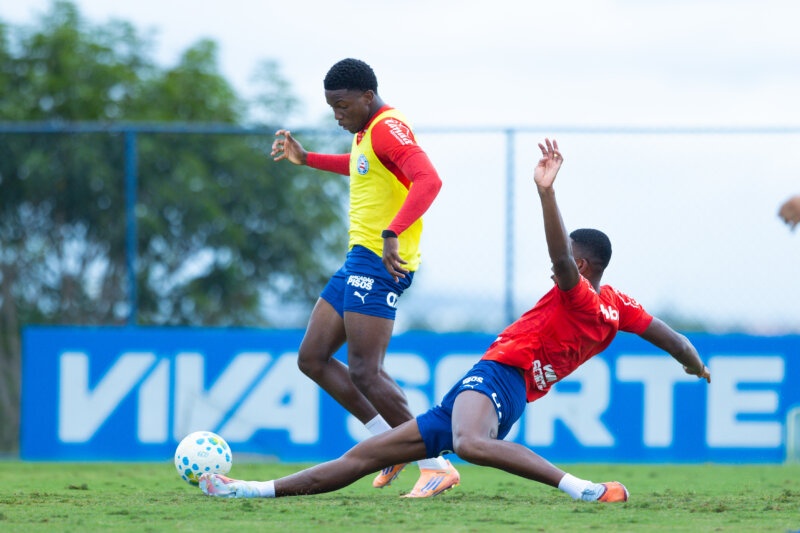 Bahia se reapresenta e inicia preparação para enfrentar o Vasco; Erick trabalha na academia