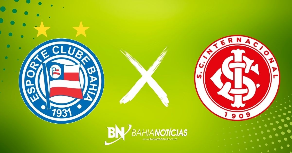 Bahia x Internacional: saiba onde assistir, horário e prováveis escalações