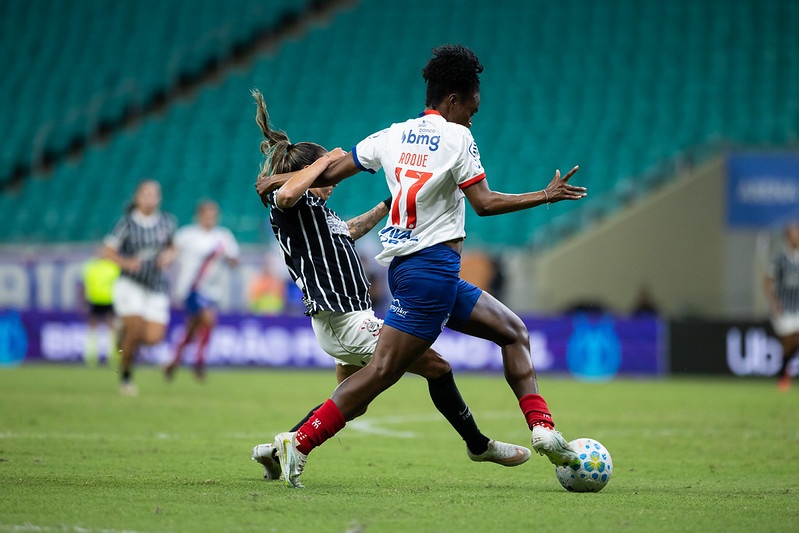 Bahia perde para o Corinthians na Fonte Nova pela ida da semifinal do Brasileirão Feminino