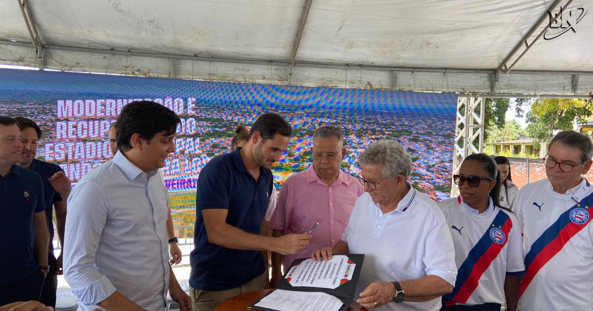 Grupo City e Prefeitura de Camaçari assinam acordo de R$ 12 milhões para reforma de estádio