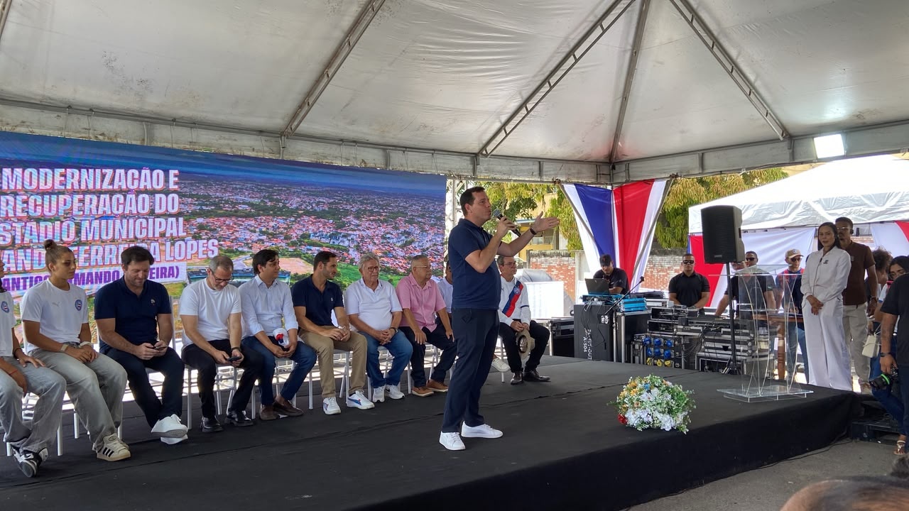 Head de Infraestrutura do Bahia elogia dependências do Estádio de Camaçari antes de modernização: “Muito bem mantido”
