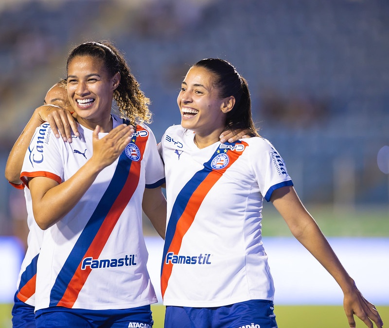 Bahia vence o São Paulo na ida e abre vantagem nas quartas da Copa do Brasil Feminina