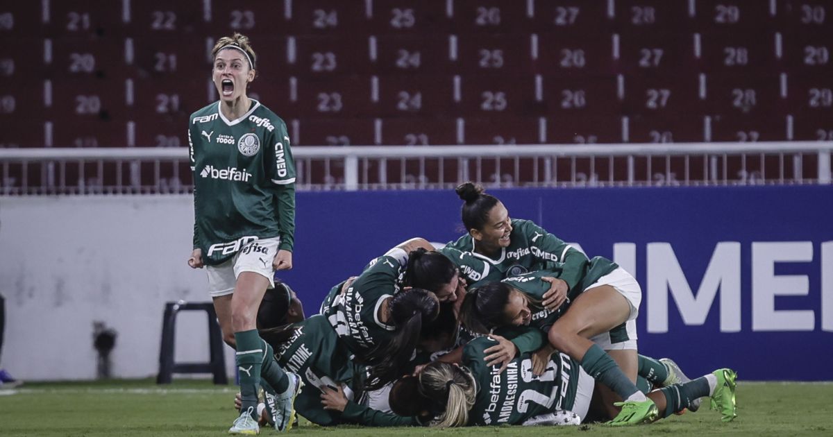 Tourbillon femenino: Palmeiras, debutante en la Libertadores, es el único equipo brasileño en el deporte semi-coluna