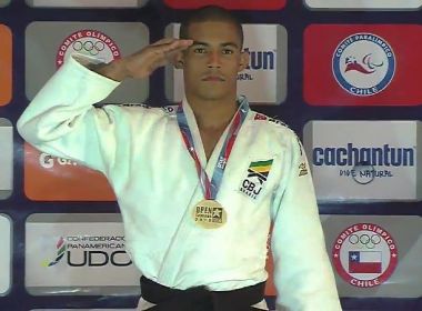 Após faturar ouro no Pan-Americano de Judô, atleta baiano mira Olimpíada de Tóquio