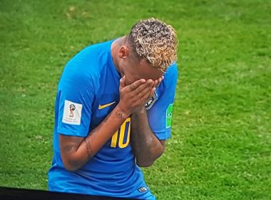 Com gol nos acrÃƒÂƒÃ‚Â©scimos, Neymar chora no fim da partida contra Costa Rica