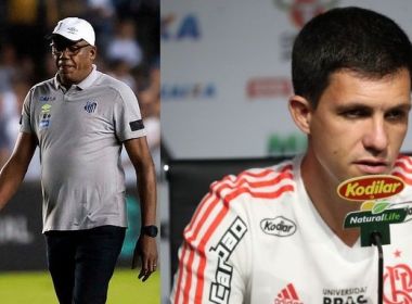 Árbitro relata na súmula discussão entre técnicos do Santos e do Flamengo