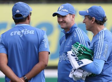 Auxiliar de Felipão comanda treino e deve ser o técnico do Palmeiras contra o Bahia