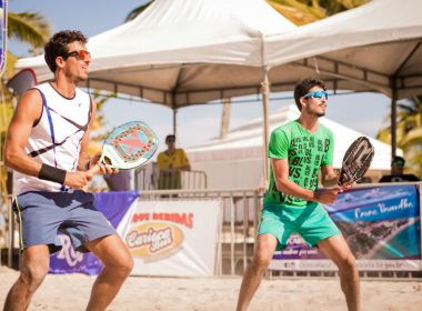 Baiano bate chileno 4º do mundo e leva o título no Pan-Americano de Beach Tennis 
