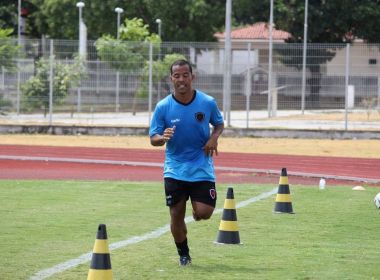 Marcos Aurélio comemora retorno ao time do Botafogo-PB no jogo contra Juazeirense