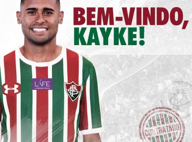 Fluminense anuncia a contratação do atacante Kayke, ex-Bahia