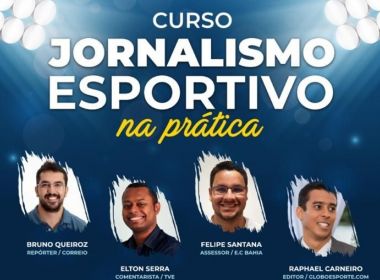 Profissionais ministram curso sobre Jornalismo Esportivo em novembro