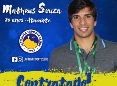 Jacobina anuncia a contratação de Matheus Goleador