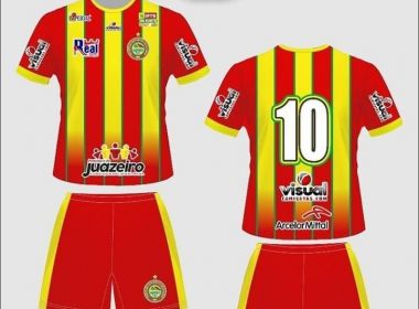 Juazeirense divulga os novos uniformes para a disputa da temporada 2019