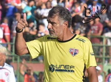 Barbosinha valoriza empate do Bahia de Feira e exalta jogo com Bahia: 'Digno de final'