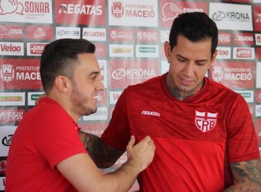Victor Ramos celebra gol marcado em triunfo do CRB: 'Muito importante'
