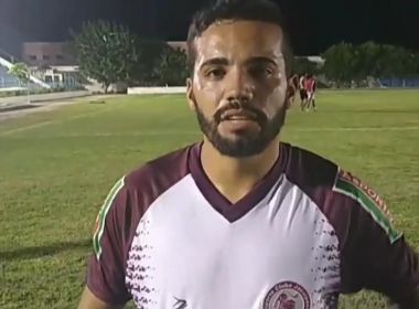Eudair comemora gols, mas mira próximo jogo do Jacuipense na Série D: 'Outra batalha'