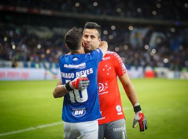 Heróis do Cruzeiro comemoram classificação na Copa do Brasil
