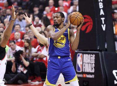 Após vitória sobre o Raptors, Warriors confirma lesão de Kevin Durant