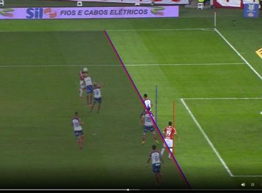 Chefe de arbitragem da CBF garante que primeiro gol do Inter sobre o Bahia foi legal
