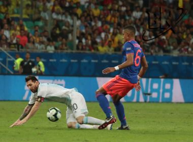 Na Arena Fonte Nova, Colômbia vence a Argentina pela Copa América