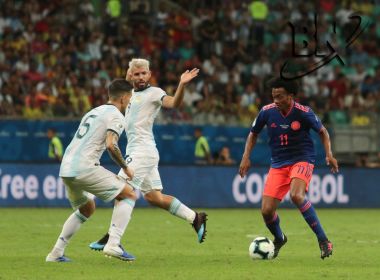 Cuadrado vê justiça em vitória da Colômbia sobre a Argentina: 'Muito merecido'