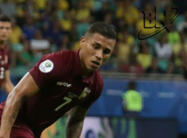 Atacante da Venezuela destaca 'trabalho em equipe' após empate com o Brasil