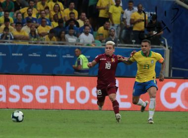 'Bom resultado', diz Soteldo após empate da Venezuela com o Brasil