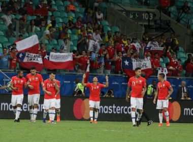 Chile vence Equador na Fonte Nova e garante classificação antecipada na Copa América