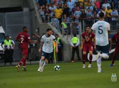 Argentina vence o Catar e garante vaga nas quartas de final da Copa AmÃ©rica