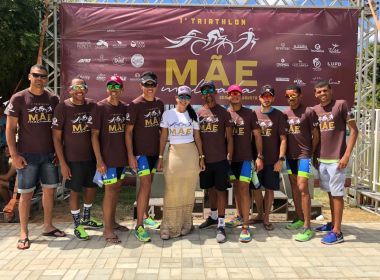 ConheÃ§a Ana Augusta, a 'MÃ£e Malvada' que dÃ¡ nome Ã  prova de triathlon de Juazeiro