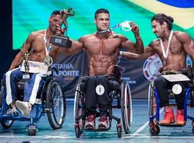 Fisiculturista baiano comemora conquista do Sul-Americano: 'Emoção maravilhosa'