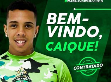 Ex-Jacuipense, lateral-esquerdo Caique é anunciado pelo Manaus